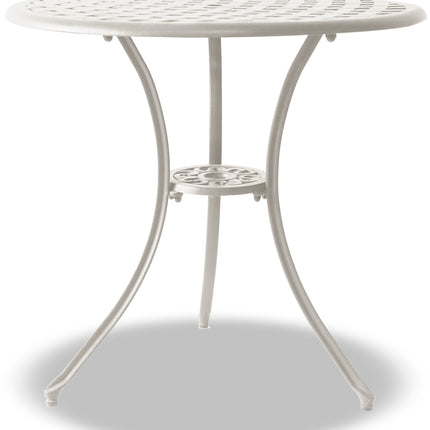 Centurion Supports OSHOWA Garden and Patio White Cast Aluminium Bistro Table