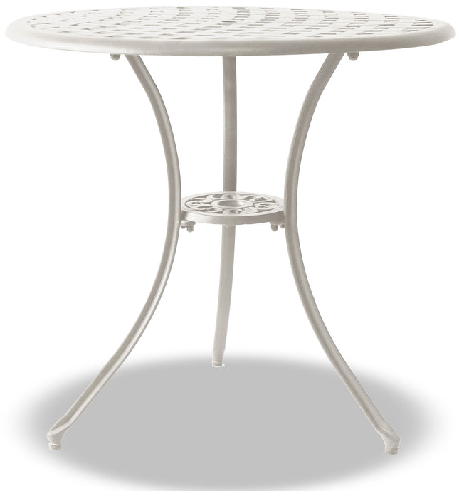 Centurion Supports OSHOWA Garden and Patio White Cast Aluminium Bistro Table