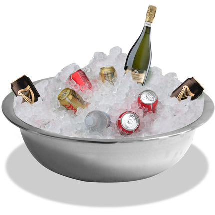 Centurion Supports Fireology Collection Stainless Steel Ice Bucket Bowl - For Use with All Fireology Stands - Grade A