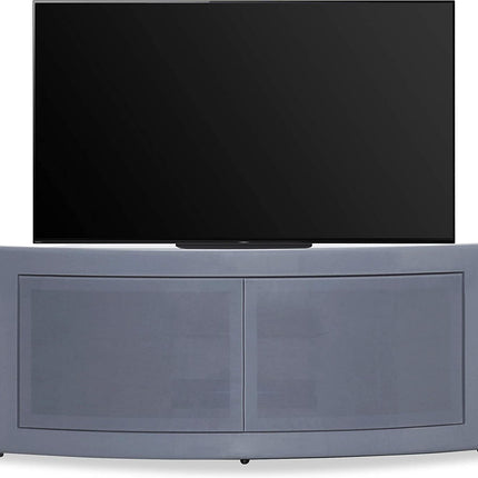 Centurion Supports PANGEA Grey Beam-Thru Curved Tru-Corner 32"-50" TV Cabinet - Grade A