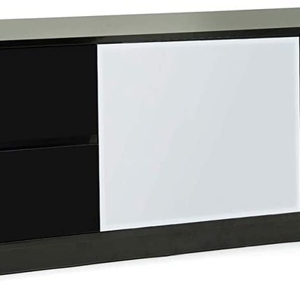 Centurion Supports AVITUS ULTRA Remote Friendly Beam-Thru Premium Black with 4-Black Drawers 32"-65" Flat Screen TV Cabinet