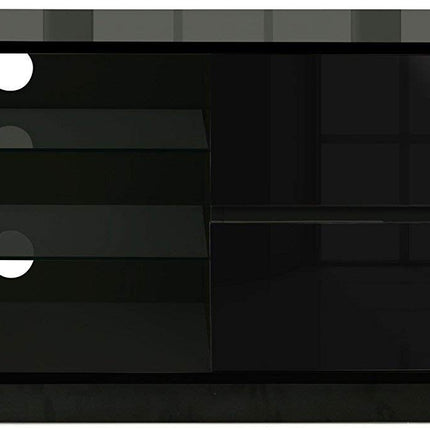 Centurion Supports Gallus Black Gloss Designer Stand up to 55" Flat Screen LED and LCD TV Cabinet - Grade A