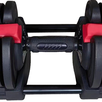 Strongology ELEMENT18 Home Fitness Black and Red Adjustable Smart Dumbbell from 1.5kg up to 18kg Training Weights