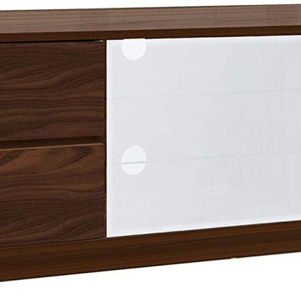 Centurion Supports AVITUS ULTRA Remote Friendly Beam-Thru Premium Walnut with 4-Walnut Drawers 32"-65" Flat Screen TV Cabinet