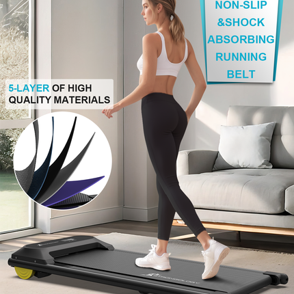 Strongology EVOLUTION  Home & Office Quiet 2.0HP Adjustable Speed 1-6km/h Slimline LED Display Treadmill