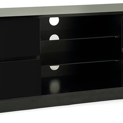 Centurion Supports AVITUS High Gloss Black with 4-Black Drawers for 32"-65" LED/OLED/LCD TV Cabinet - FULLY ASSEMBLED