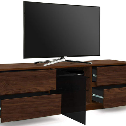 Centurion Supports AVITUS ULTRA Remote Friendly Beam-Thru Premium Walnut 32"-65" Flat Screen TV Cabinet