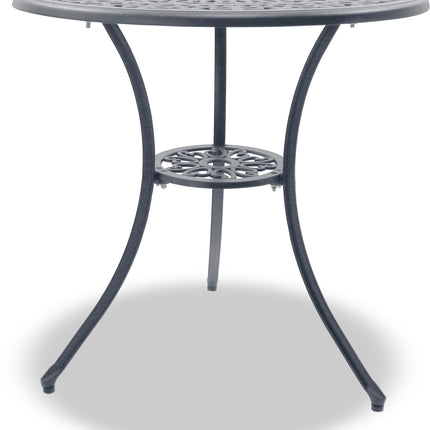 Centurion Supports POSITANO Garden and Patio Grey Cast Aluminium Bistro Table