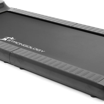 Strongology Home & Office Ultra Quiet Adjustable Speed COMPATTO Foldable Treadmill with LED Display-Fully Assembled