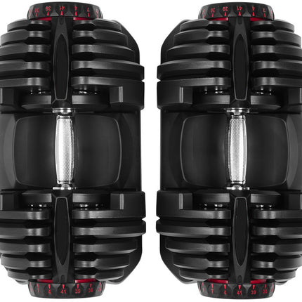 Strongology Adjustable Smart Dumbbell Pair from 5kg to 40kg Home Fitness Weights