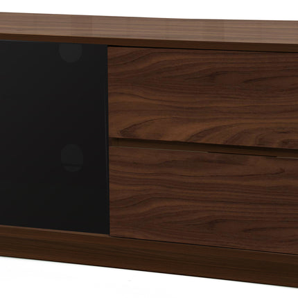 Centurion Supports GALLUS ULTRA Remote Friendly BeamThru Walnut with 2-Walnut Drawers 32"-55" Flat Screen Cabinet TV Stand